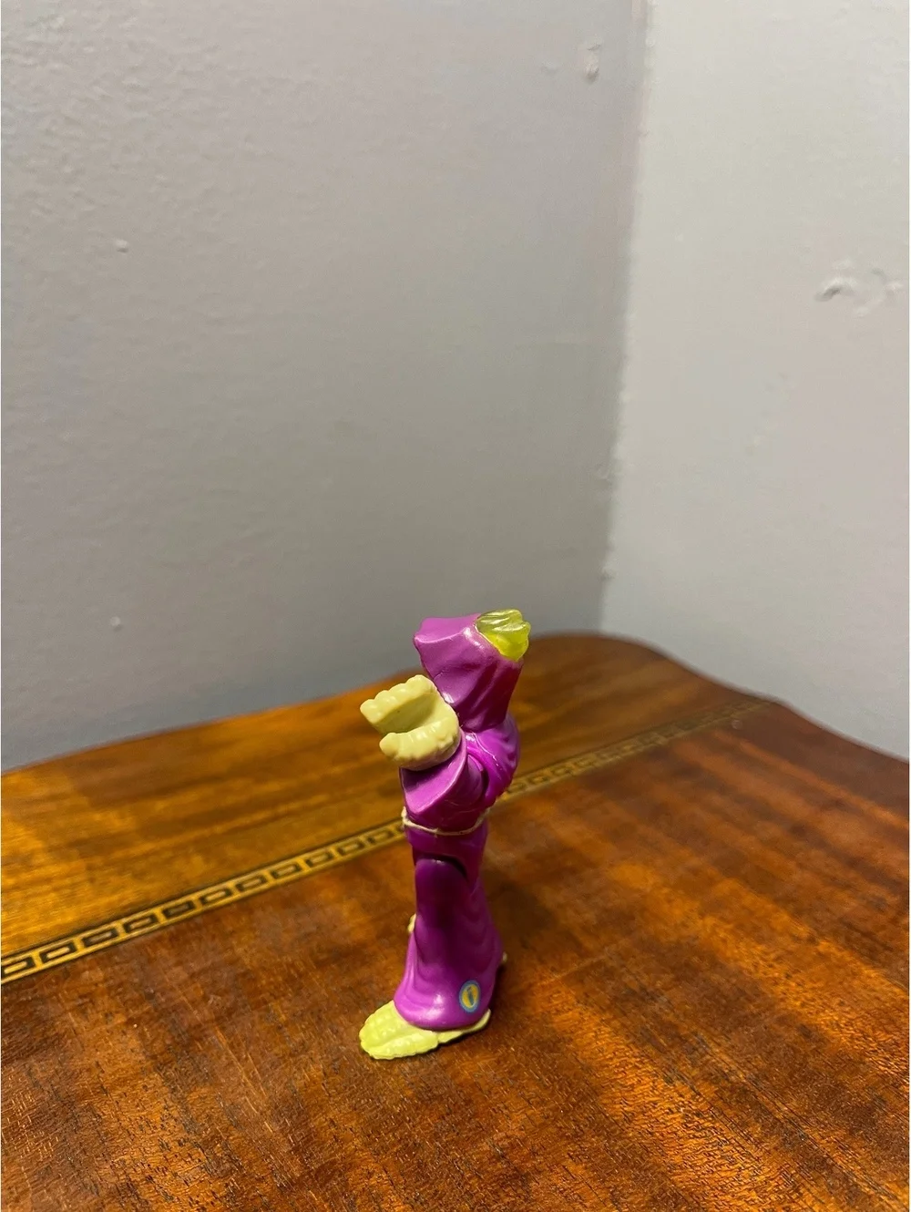 Vintage Purple Hooded Skeleton Action Figure